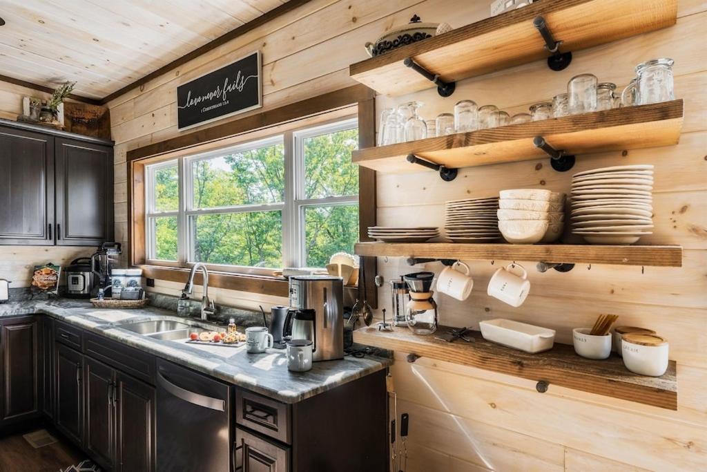 Nordic Mountain Modern Lodge - Family Friendly Luxury Cabin In Walden'S Ridge Sevierville Exterior foto